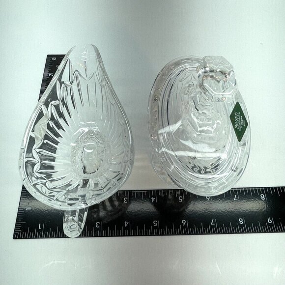 2PC Shannon Crystal OLIMPIA Creamer And Sugar Bowl w/Lid "Designs Of Ireland" - Picture 7 of 15